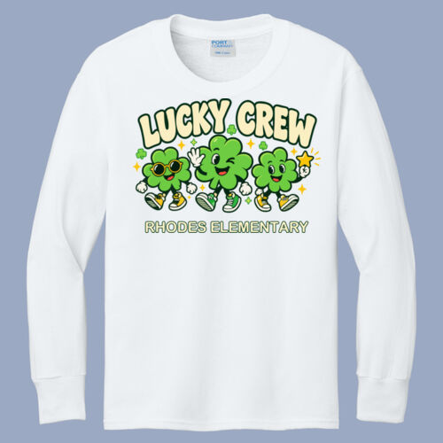 Youth Long Sleeve Shirt - St. Patrick's - Lucky Crew Thumbnail