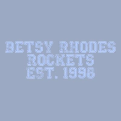 Distressed Betsy Rhodes Rockets Light Blue Thumbnail