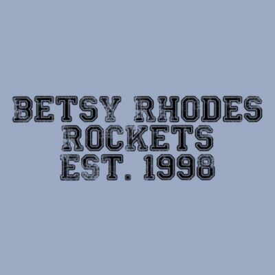 Distressed Betsy Rhodes Rockets Black Thumbnail