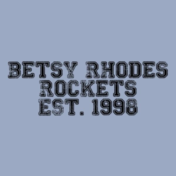 Distressed Betsy Rhodes Rockets Black Thumbnail