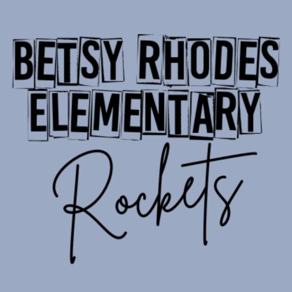 Betsy Rhodes Elementary Rockets in Cursive Black Thumbnail