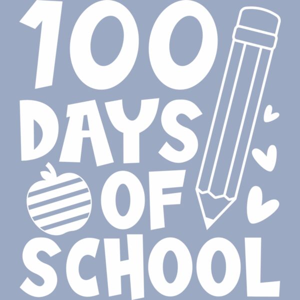100 Days with pencil - White Thumbnail